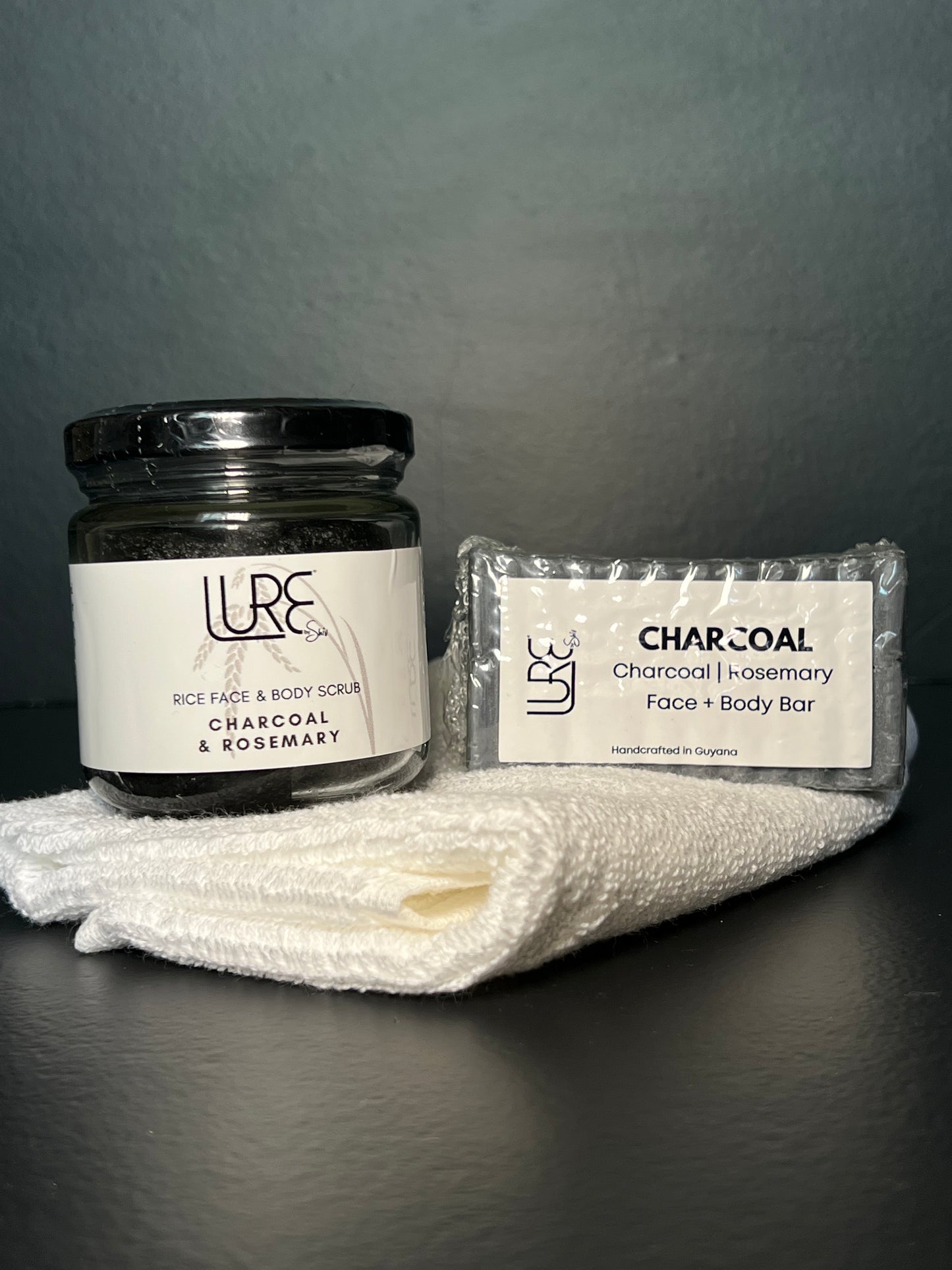 Lure by Shiv: Rice Scrub | Cleanser | Face Towel